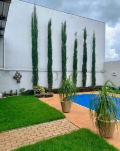 Área de lazer com piscina aquecida